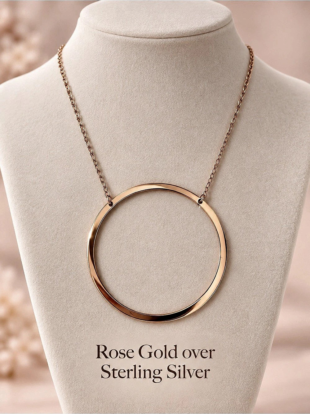 Kit & Hop 16" Rose Gold Over Sterling Silver Necklace NWT